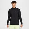 Stride Half-Zip Longsleeve Hardloopshirt Heren-zwart, zilver