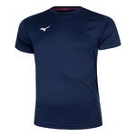 Mizuno Kleding Mizuno Training T-shirt Dames - donkerblauw, 