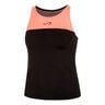 Lux Ribbon Tanktop Dames - zwart, 