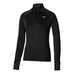 Mizuno Hardloopshirt Mizuno Warmalite HZ Topje Hardlopen Dames-Zwart