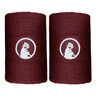Long Zweetband Verpakking 2 Stuks-Wijnrood