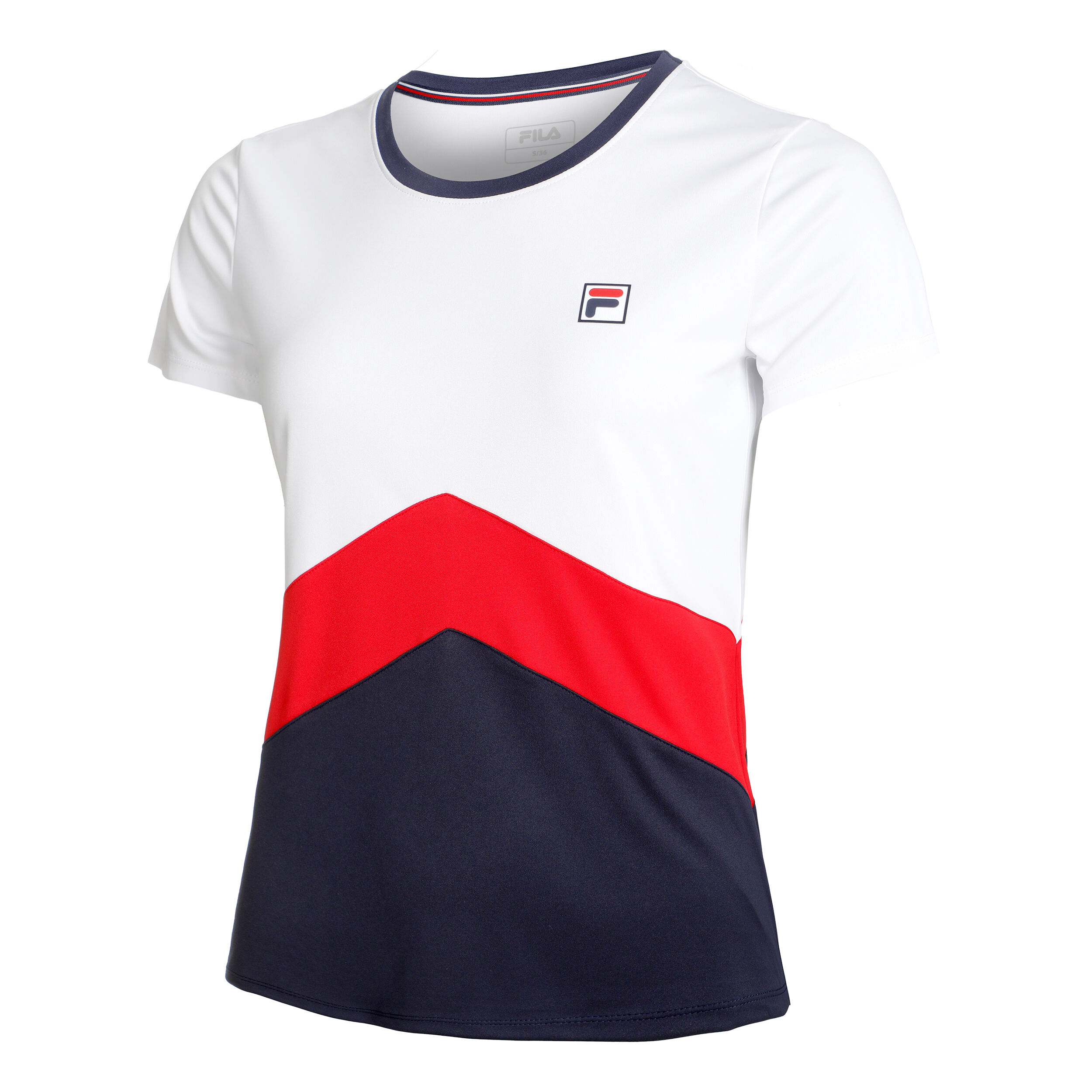 Buy Fila Aurelia T shirt Dames Wit Veelkleurig online Tennis Point BE