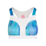 BIDI BADU Kleding BIDI BADU Singa Tech Sport-bh Dames-Wit,Lichtblauw