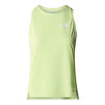 The North Face Topje hardlopen The North Face Sunriser Hardloopshirt Dames-Limoen