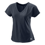 Wilson Kleding Wilson Training V-Neck II T-shirt Dames - blauw, 
