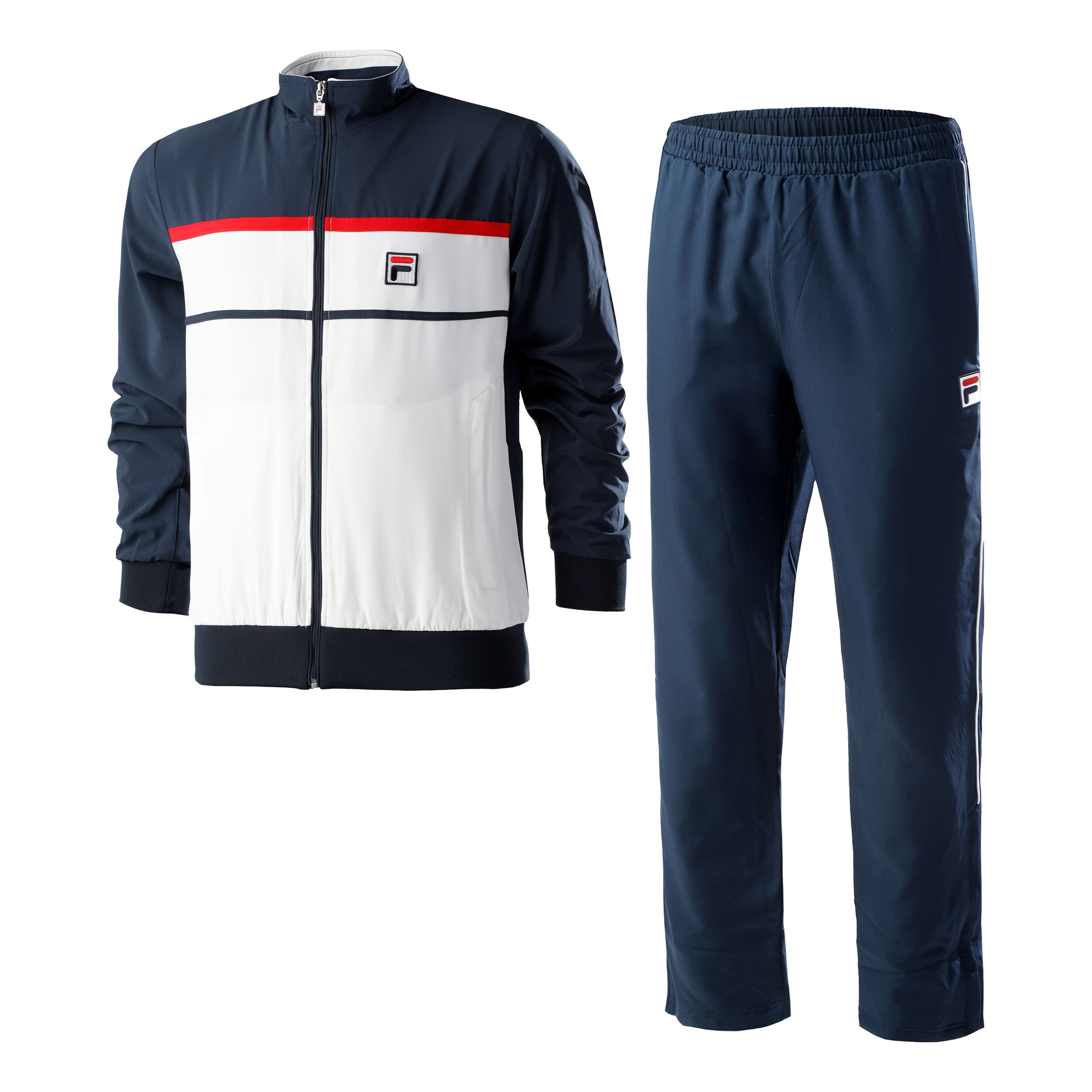Buy Fila Max Trainingspak Heren Donkerblauw Wit online Tennis Point BE