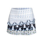 Lucky in Love Kleding Lucky in Love Tye Dye Groove Rok Dames-Wit,Blauw