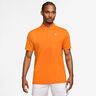Dri-Fit Victory Court Solid Polo Heren - oranje, wit