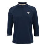 Tecnifibre Kleding Tecnifibre Thermozip 3/4 Longsleeve Dames-donkerblauw