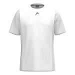 HEAD Kleding HEAD Club 25 Tech T-shirt Heren-Wit
