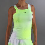 Endless Kleding Endless Breeze Tanktop Dames-Neongeel,Wit