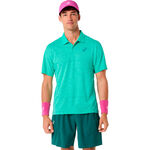 ASICS Tenniskleding ASICS Match Jacquard    Polo Heren-groen