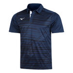 Mizuno Tenniskleding Mizuno Chiba Polo Heren-Donkerblauw