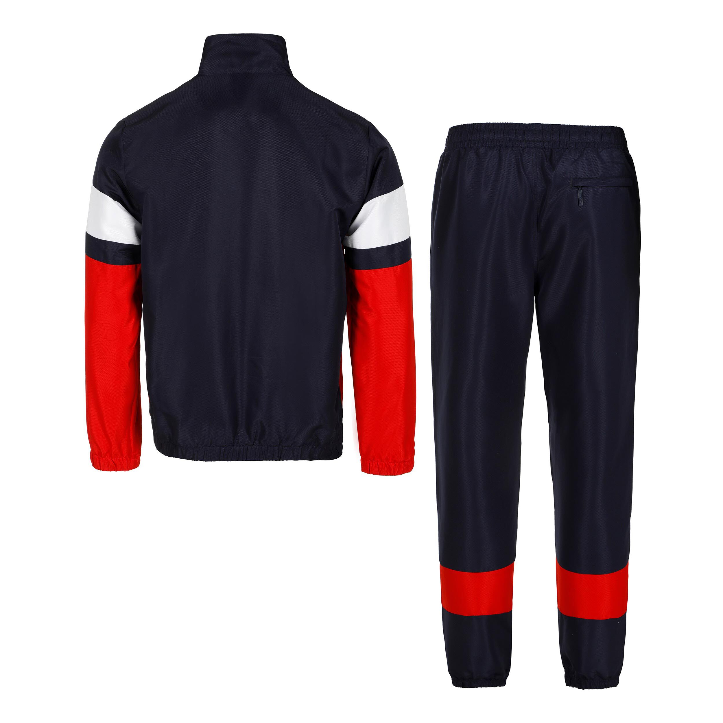 Buy Sergio Tacchini Libera Trainingspak Heren Donkerblauw Rood online Tennis Point BE