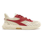 Diadora Tennisschoenen Diadora B. Elite Star made in Italy Allcourt schoen Heren-wit, donkerrood