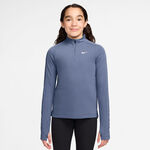 Nike Kleding Nike Dri-Fit Half-Zip Longsleeve Meisjes - blaugrau, wit