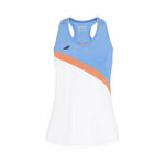 Babolat Kleding Babolat Play Tanktop Meisjes-Wit,Lichtblauw