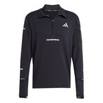 adidas Kleding adidas adi365 Warm Half-Zip Hardloopshirt Heren - zwart, 