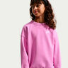 Sportswear Club Fleece Oversized Crew Sweatshirt Kinderen-mauve, wit