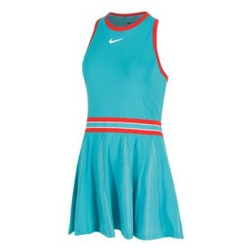 Afbeelding van Court Dri-FIT Slam Jurk Dames-Turkoois,Rood