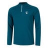 Create Big Serve 1/4 Zip Longsleeve Heren-Petrolblauw,Wit