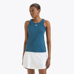 Diadora Kleding Diadora L. Icon Tanktop Dames-Petrolblauw