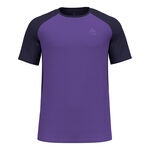 Odlo Kleding Odlo X-Alp Trail Hardloopshirt Heren-Paars,Zwart