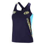 Bullpadel Kleding Bullpadel T-Shirt Tanktop Dames - donkerblauw, geel