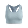 Seamless Medium Padded Sport Sport-bh Dames-lichtblauw