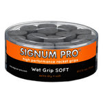 Signum Pro Overgrips Signum Pro Wet Grip SOFT Verpakking 30 Stuks-Grijs