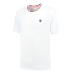 K-Swiss Kleding K-Swiss Hypercourt Mesh Crew T-shirt Heren-Wit
