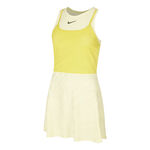 Nike Kleding Nike Court Dri-Fit Slam Jurk Dames-Limoen,Groen