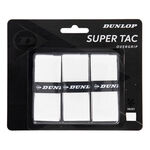 Dunlop Overgrips Dunlop Super Tac Verpakking 3 Stuks-Wit
