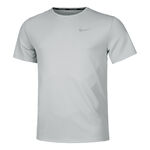 Nike Kleding Nike Miler Tee Hardloopshirt Heren-lichtgrijs