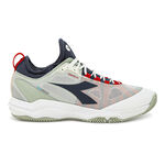 Diadora Tennisschoenen Diadora Speed Blushield Fly 4+ Gravelschoen Heren - wit, rood