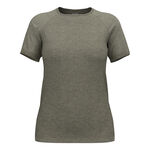 Odlo Kleding Odlo Essential Seamless Hardloopshirt Dames-Kaki