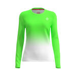 BIDI BADU Kleding BIDI BADU Crew Gradiant Longsleeve Meisjes-Neongroen,Wit