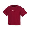Boxy Essential T-shirt Meisjes-Rood