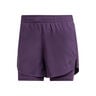 MIN 2in1 Shorts Dames-paars