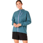 ASICS Kleding ASICS Fujitrail Elite Waterproof Hardloopjas Dames-grijs