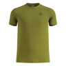 Essential Seamless Hardloopshirt Heren-groen