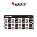 Gamma Toebehoren voor rackets Gamma Gamma Racket Info Internationale Version String Sticker Verpakking 16 Stuks-Zwart