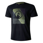 Quiet Please Kleding Quiet Please Linear T-shirt Heren-Donkerblauw