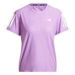 adidas Kleding adidas Own the Run Hardloopshirt Dames - mauve, 
