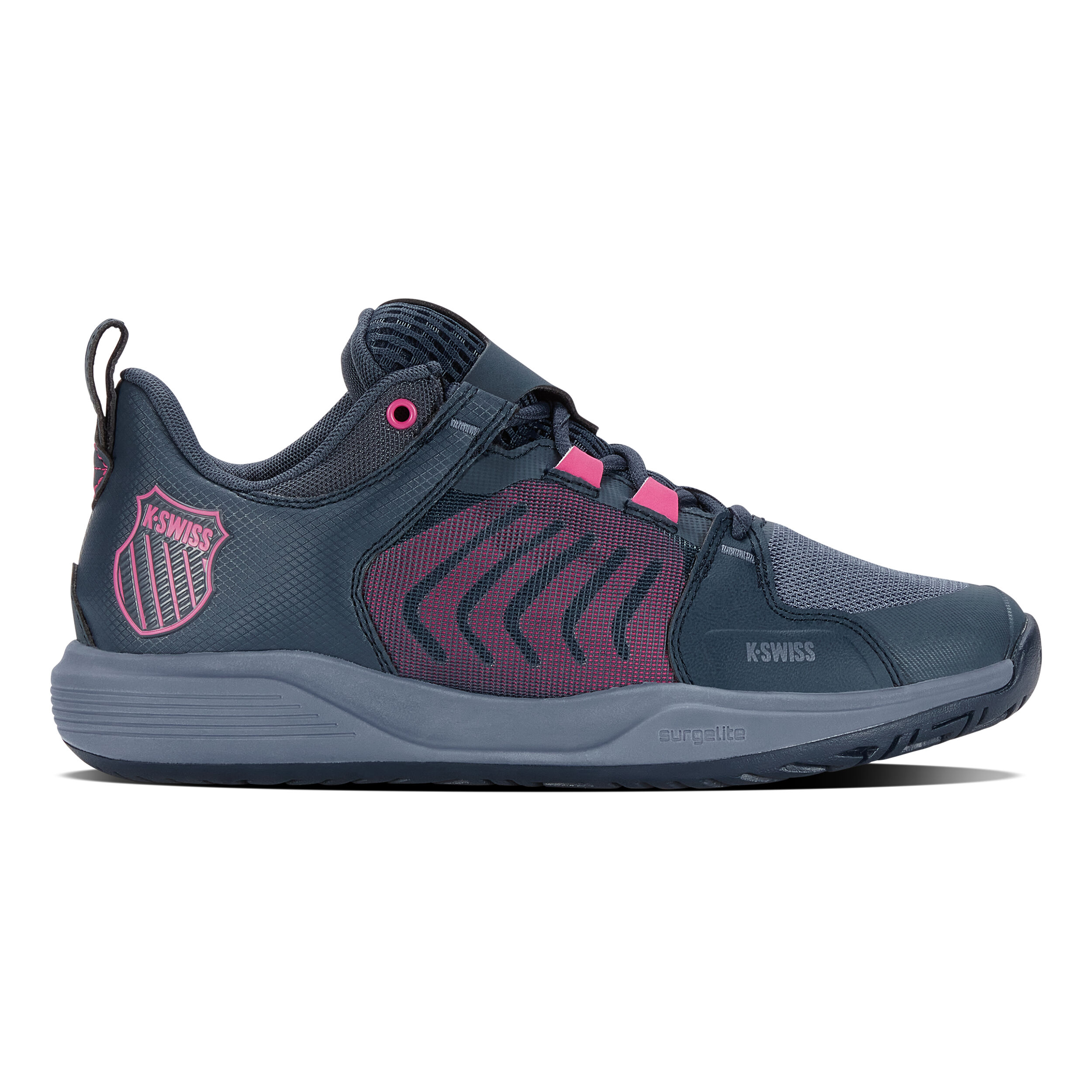 Buy K Swiss Ultrashot Team Allcourt Schoen Dames Donkerblauw Pink online Tennis Point BE