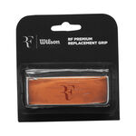 Wilson Basisgrips Wilson RF Premium Replacement Grip Verpakking 1 Stuk-Bruin