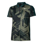 Mizuno Kleding Mizuno Daybreakers Shadow Polo Heren-Zwart,Groen