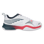 K-Swiss Tennisschoenen K-Swiss Speedex Gravelschoen Heren-Wit,Petrolblauw