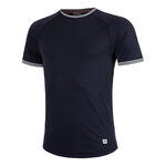Wilson Kleding Wilson Court Performance Crew T-shirt Heren-Donkerblauw