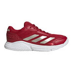 adidas Schoenen adidas Courtquick Padel schoen Dames-rood, zilver